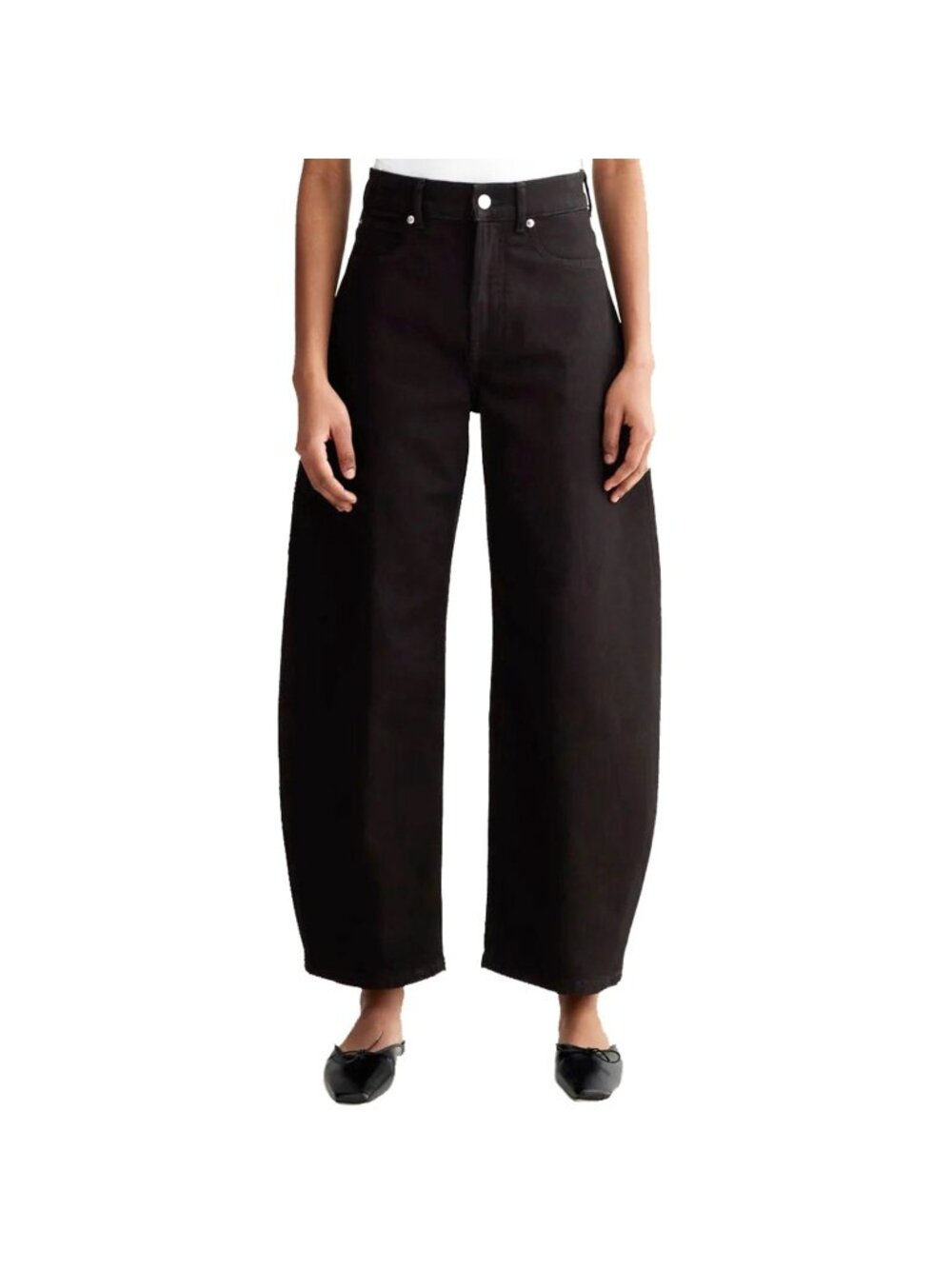 Everlane The Curvy Way High Jean Coal Black 30 X 27 NWT